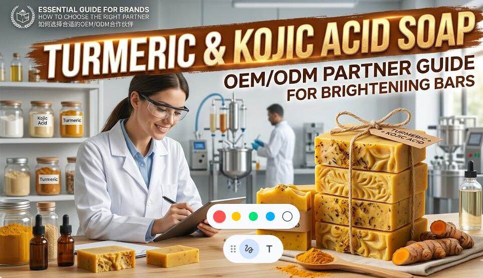 강황 및 코직산 비누 공급업체: 브라이트닝 바를 위한 올바른 OEM/ODM 파트너 선택 방법