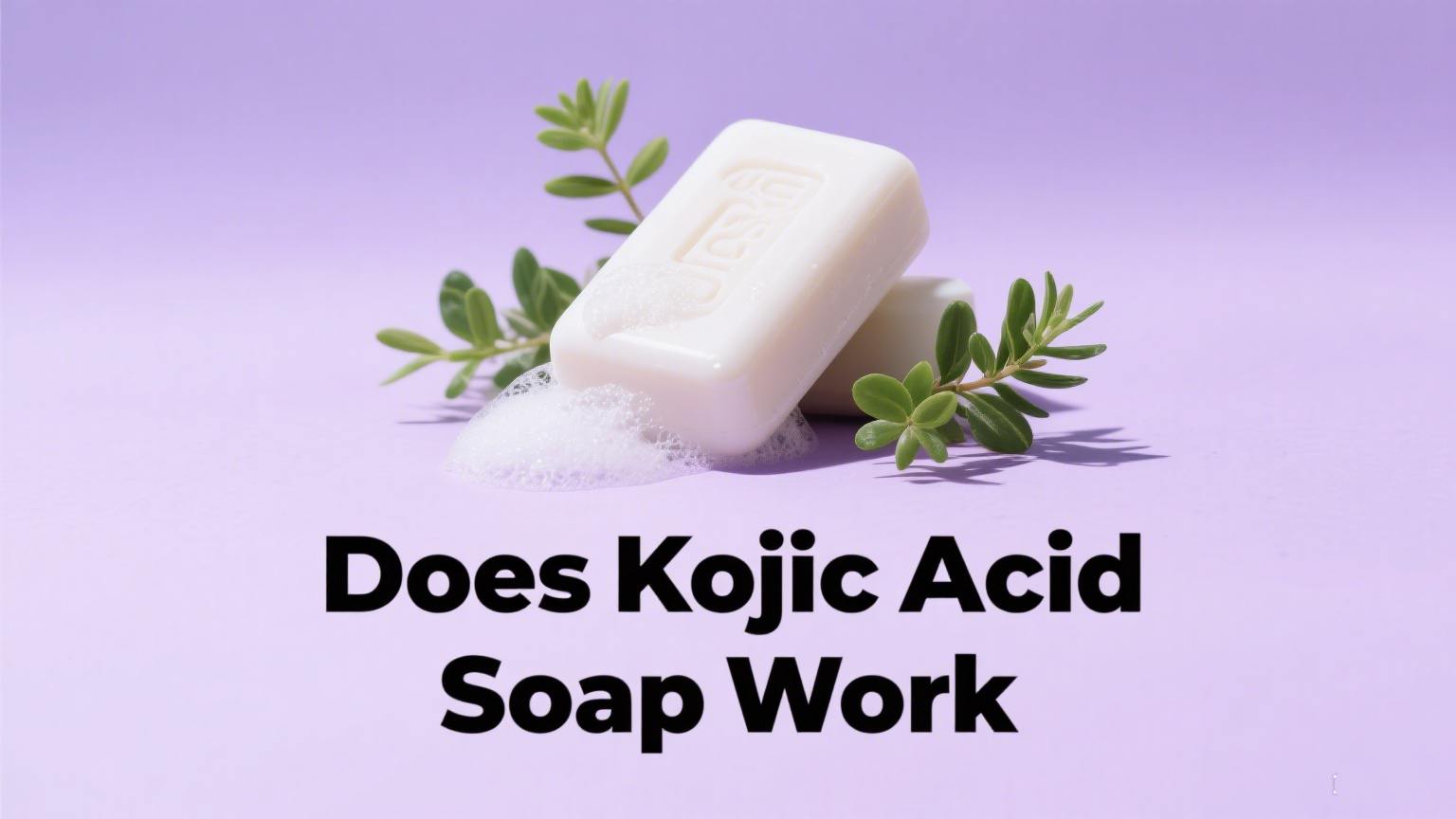 does kojic acid soap work
